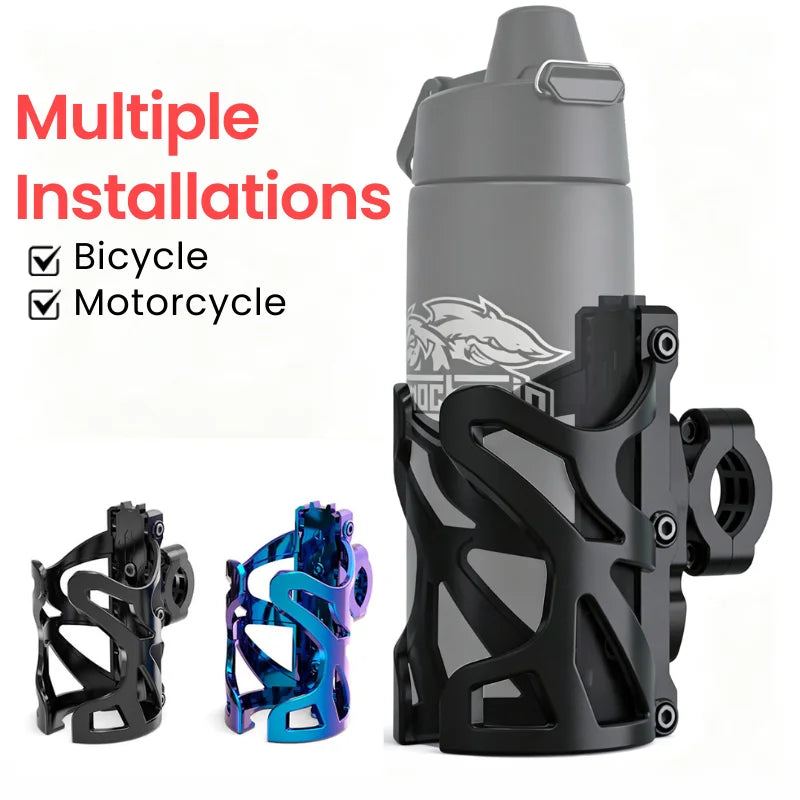Bike & Motorcycle Handlebar Water Bottle Cage – ABS MTB Road Bike Bottle Cage Nixie