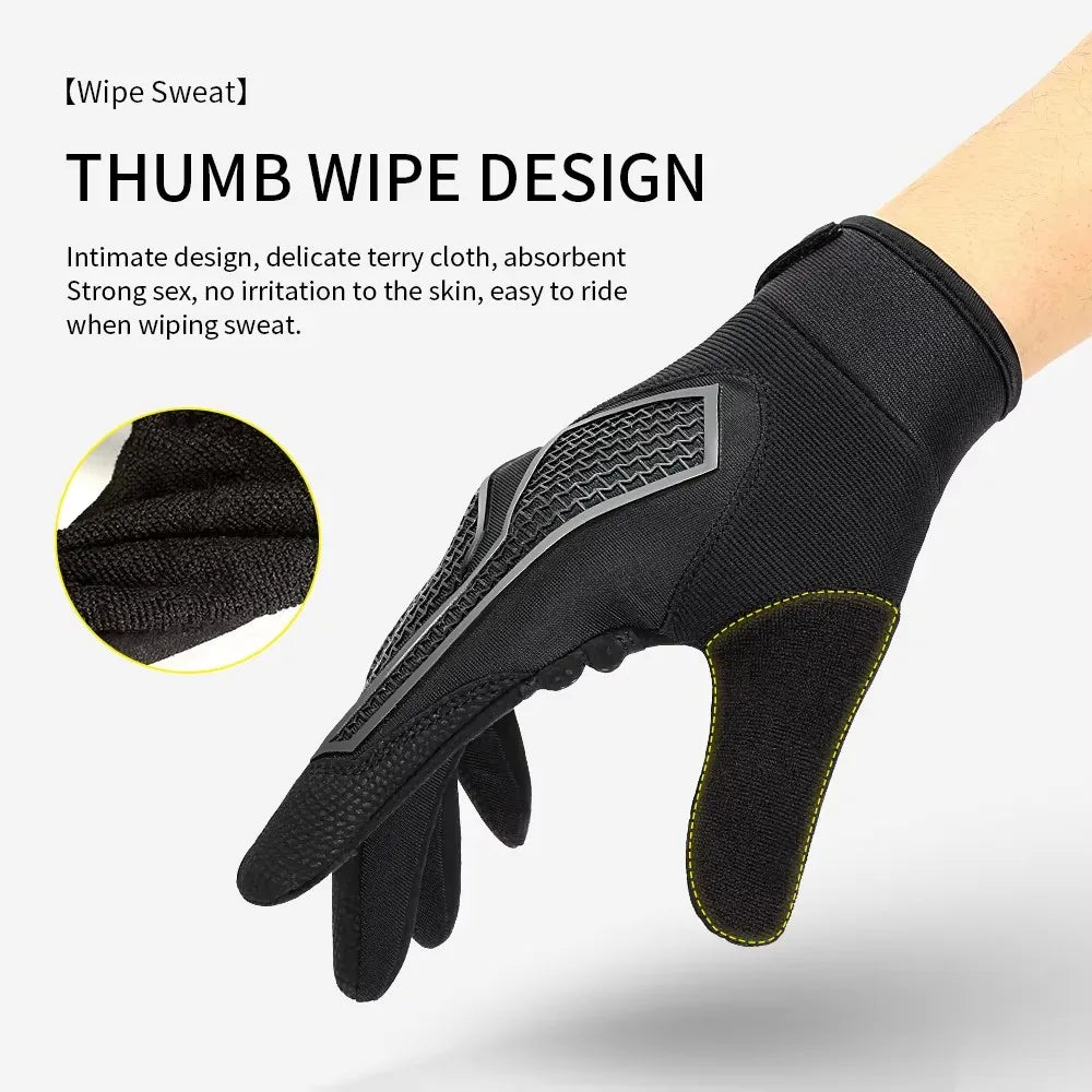 Full Finger Cycling Gloves – Non-Slip Shock-Absorbing MTB Gloves Cycling Gloves Nixie