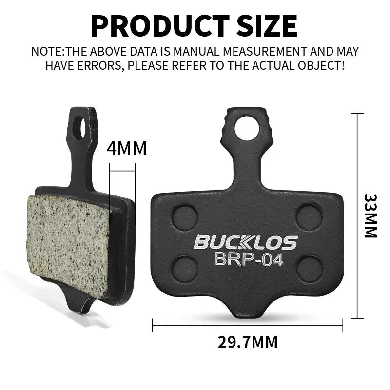 BUCKLOS Resin Disc Brake Pads for SRAM Avid MTB Road Gravel Disc Brake Pads Nixie