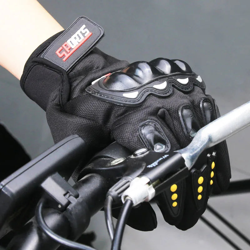 Motorcycle Riding Gloves Hard Shell Touchscreen Half Finger Motorcycle Riding Gloves Nixie