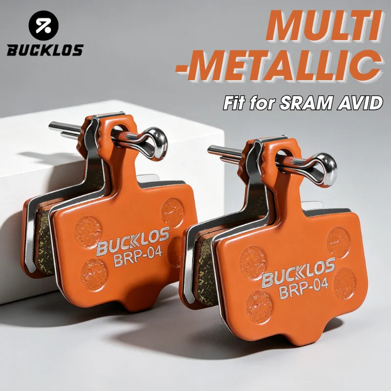 BUCKLOS MTB Disc Brake Pads Multi-Metallic SRAM AVID ELIXIR Disc Brake Pads Nixie