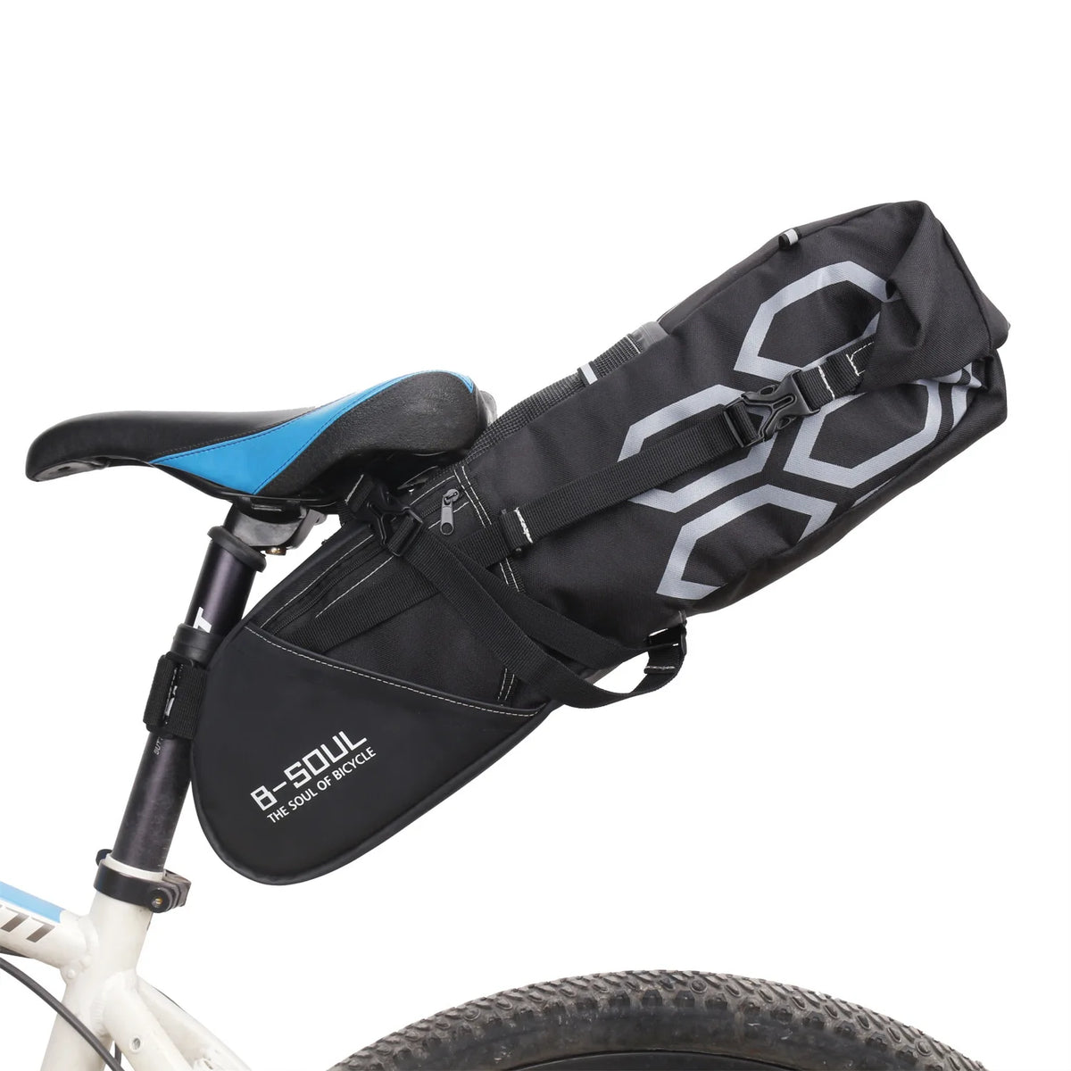 B-SOUL 12L Waterproof Bicycle Saddle Bag | Rear Seat Bag Bicycle Saddle Bag Nixie