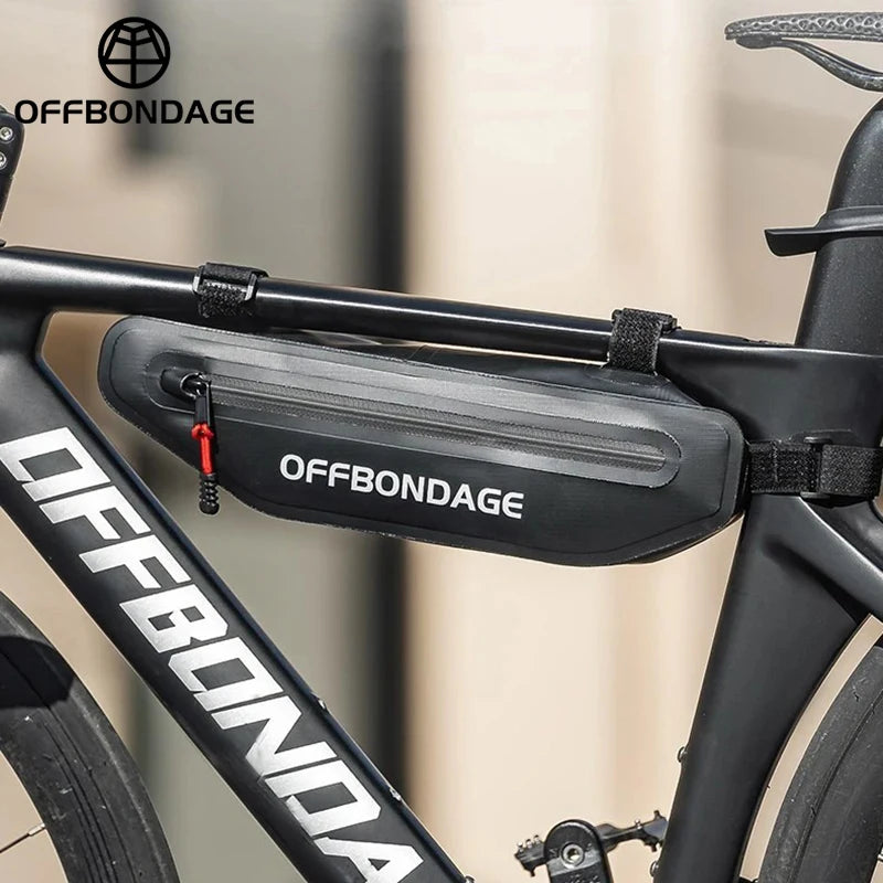 OFFBONDAGE 2L Waterproof Bike Triangle Frame Bag | MTB Top Tube Bike Frame Bag Nixie
