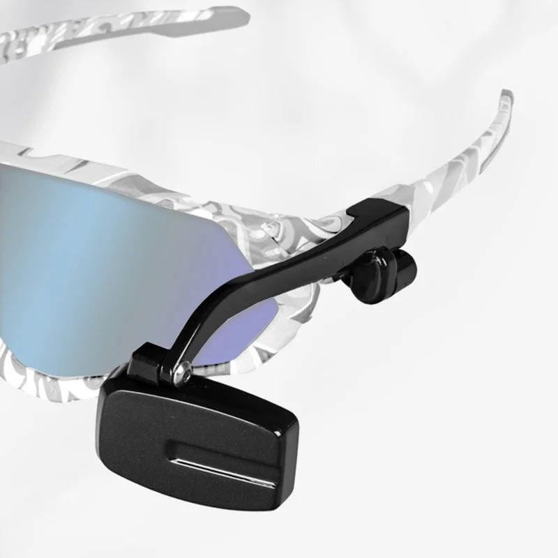 360° Adjustable Rear View Mirror Cycling Glasses & Helmet Mount Cycling Mirror Accessory Nixie A