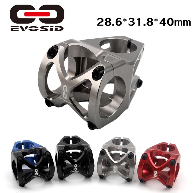EVOSID 40mm MTB Handlebar Stem 31.8mm CNC Aluminum Alloy