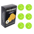 LEATOU Pickleballs 40 Holes – 4/6/12 Pack Indoor & Outdoor Pickleball Balls Nixie 6 PC
