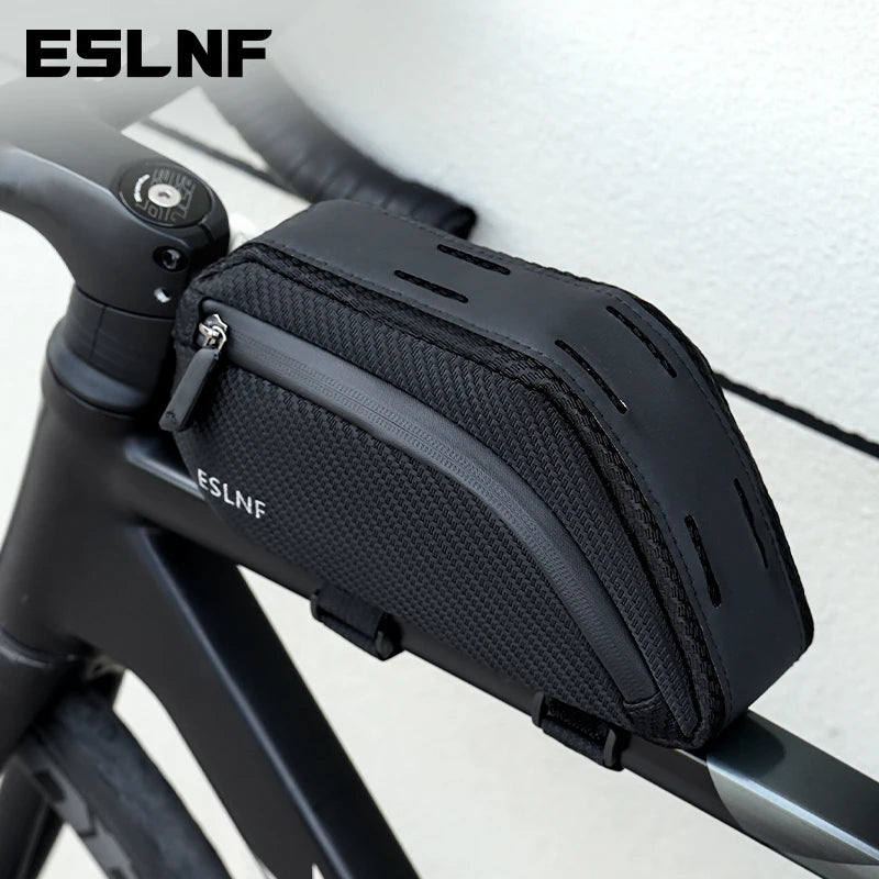 ESLNF Waterproof Bike Top Tube Bag for Road & Mountain Cycling Bike Frame Bag Nixie