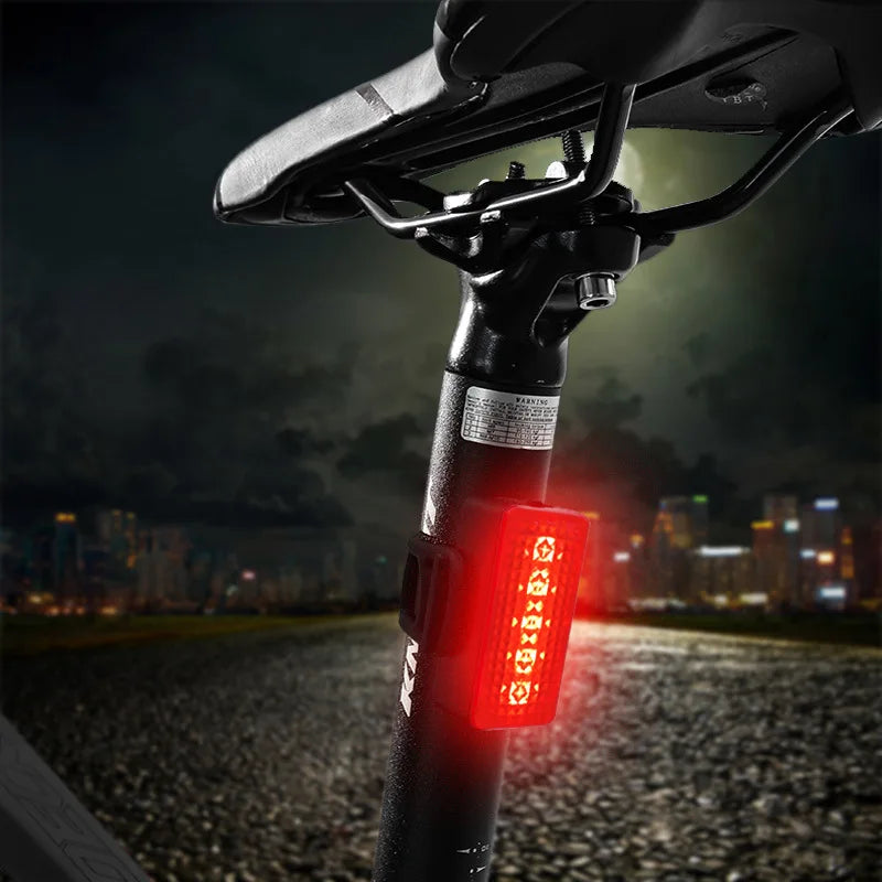 BUCKLOS USB Rechargeable LED Bike Tail Light – 6 Modes IPX5 Bicycle Tail Light Nixie