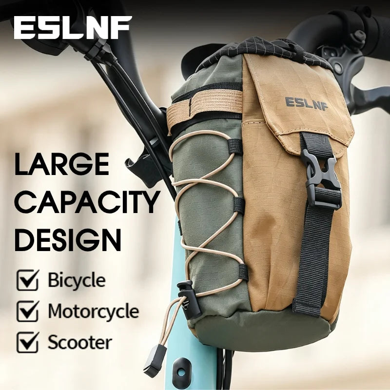 ESLNF Bike Handlebar Water Bottle Bag | MTB Cycling Pouch