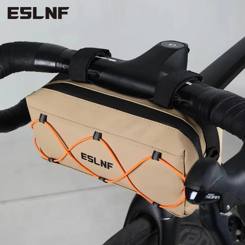 ESLNF Bike Handlebar Bag Waterproof Reflective Cycling Front Bag Handlebar Cycling Bag Nixie