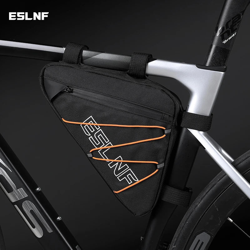 ESLNF Bicycle Triangle Frame Bag – Large Capacity Cycling Pouch Bicycle Frame Bag Nixie