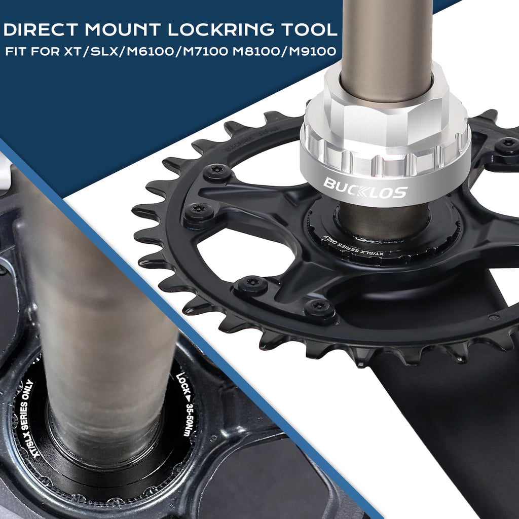 BUCKLOS Chainring Tool for Shimano M6100 M7100 M8100 M9100 Bike Chainring Tool Nixie