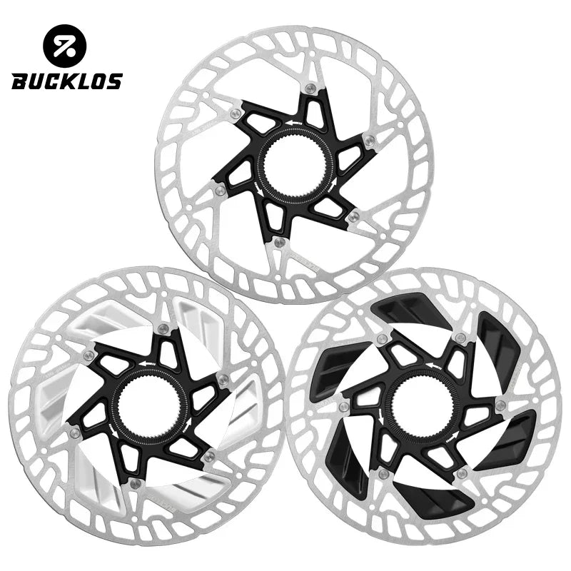 BUCKLOS 160mm Centerlock Disc Brake Rotor – Floating Ultralight Disc Brake Rotor Nixie