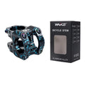 WAKE MTB CNC Aluminum Ultralight Short Stem – Road & Gravel Bicycle Stem Nixie CAMOUFLAGE-BLUE
