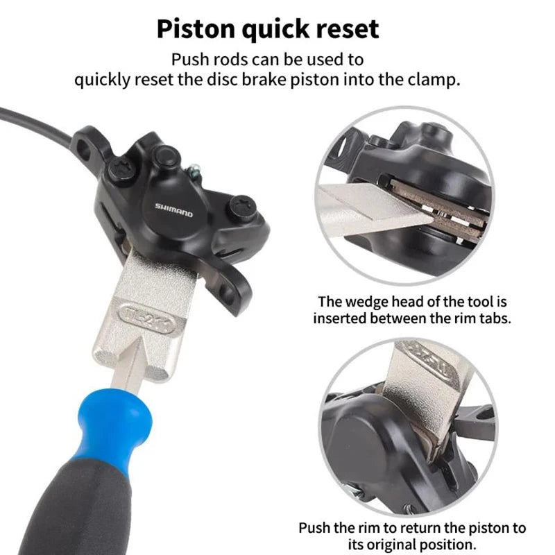 TOOPRE Hydraulic Disc Brake Piston Reset Tool – MTB & Road Bike Bicycle Brake Tool Nixie