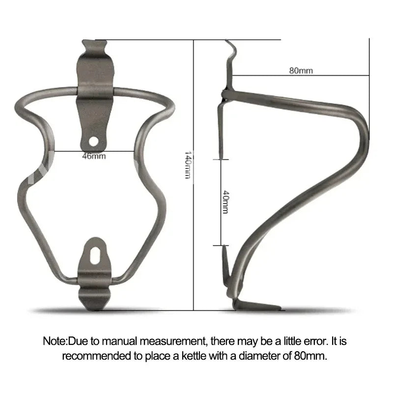 Titanium Alloy Bike Water Bottle Cage – MTB & Road Bike Bicycle Bottle Cage Nixie