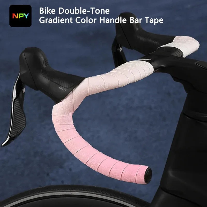 Gradient Road Bike Handlebar Tape – Anti-Slip PU+EVA Bar Wrap Bike Handlebar Tape Nixie