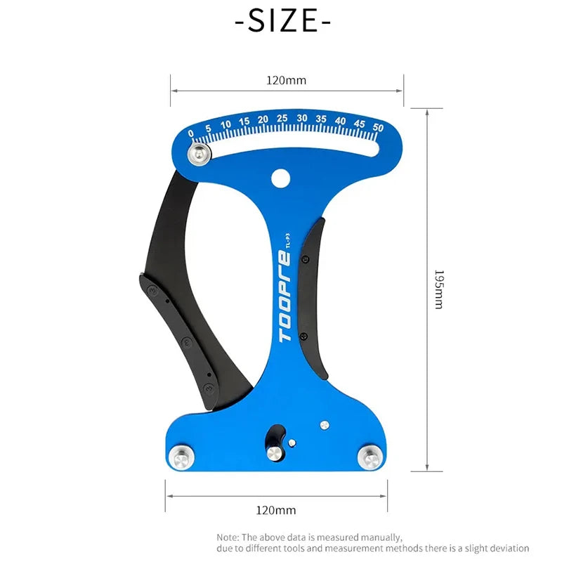 TOOPRE Spoke Tension Meter – MTB & Road Bike Wheel Tool Spoke Tension Meter Nixie