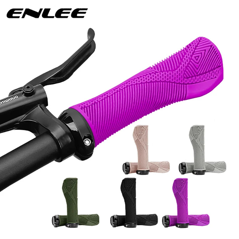 ENLEE Ergonomic MTB Bike Handlebar Grips – Anti-Slip, Shockproof Bike Handlebar Grips Nixie