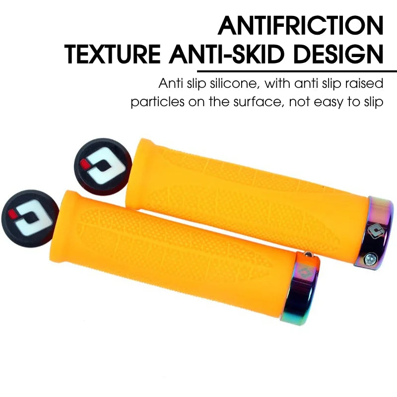 ODI Silicone MTB Bike Handlebar Grips Lock-On Anti-Slip Bike Handlebar Grips Nixie