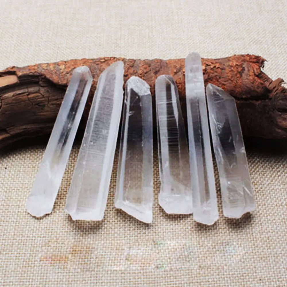Natural Clear Quartz Crystal Point – Home & Décor Decoration Crystal Stone Decor Nixie