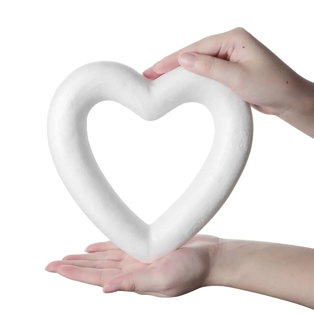 Hollow Heart Foam Mould – Craft & Party Decoration, 4 Sizes Foam Craft Mould Nixie