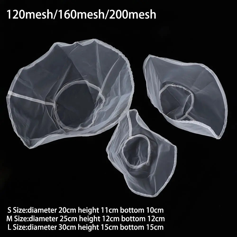 Fine Mesh Nylon Nut Milk Bag Bowl Strainer & Coffee Filter Mesh Strainer Bag Nixie
