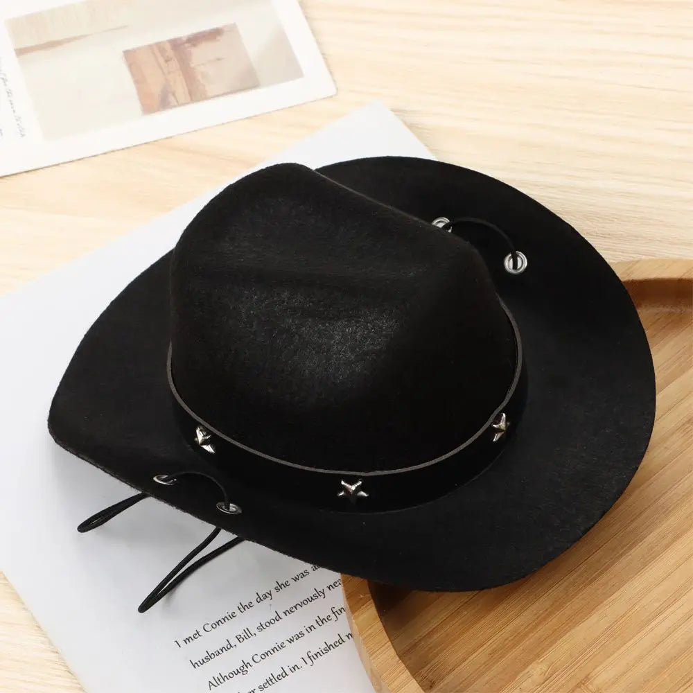 Adjustable Cowboy Hat for Dogs & Cats – Funny Pet Headwear Pet Costume Hat Nixie