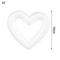 Hollow Heart Foam Mould – Craft & Party Decoration, 4 Sizes Foam Craft Mould Nixie 10cm