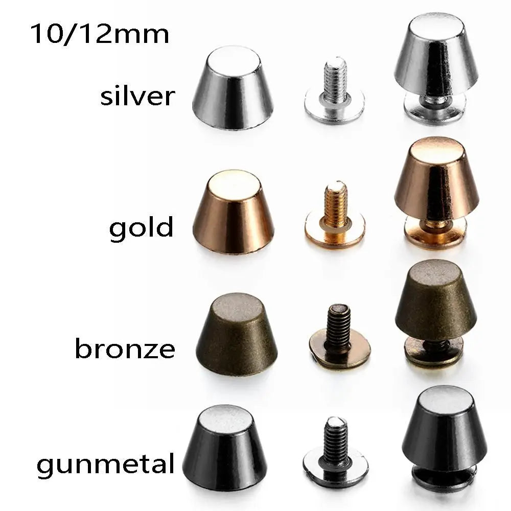 Metal Dome Head Rivets 10/12mm – Bags, Shoes & Craft Screw Bolts