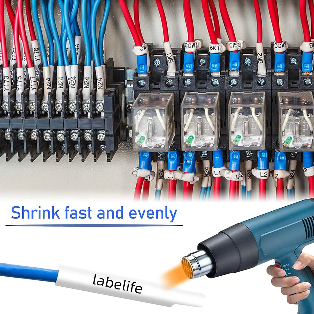 Brother HSe Heat Shrink Tube Tape HSe-231 HSe-631 P-Touch Label Printer Tape Nixie