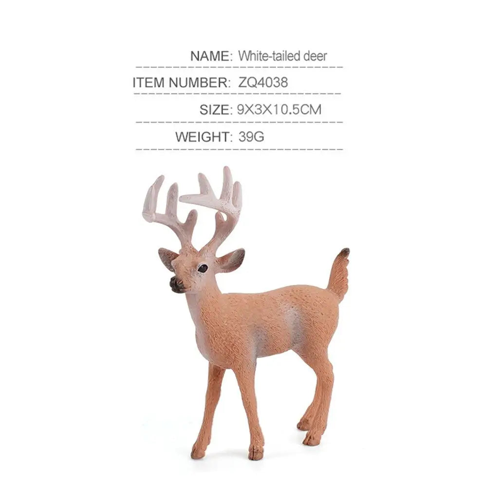 Rabbit & Fox Miniature Animal Figures – Cake Toppers & Decor Miniature Animal Figurines Nixie