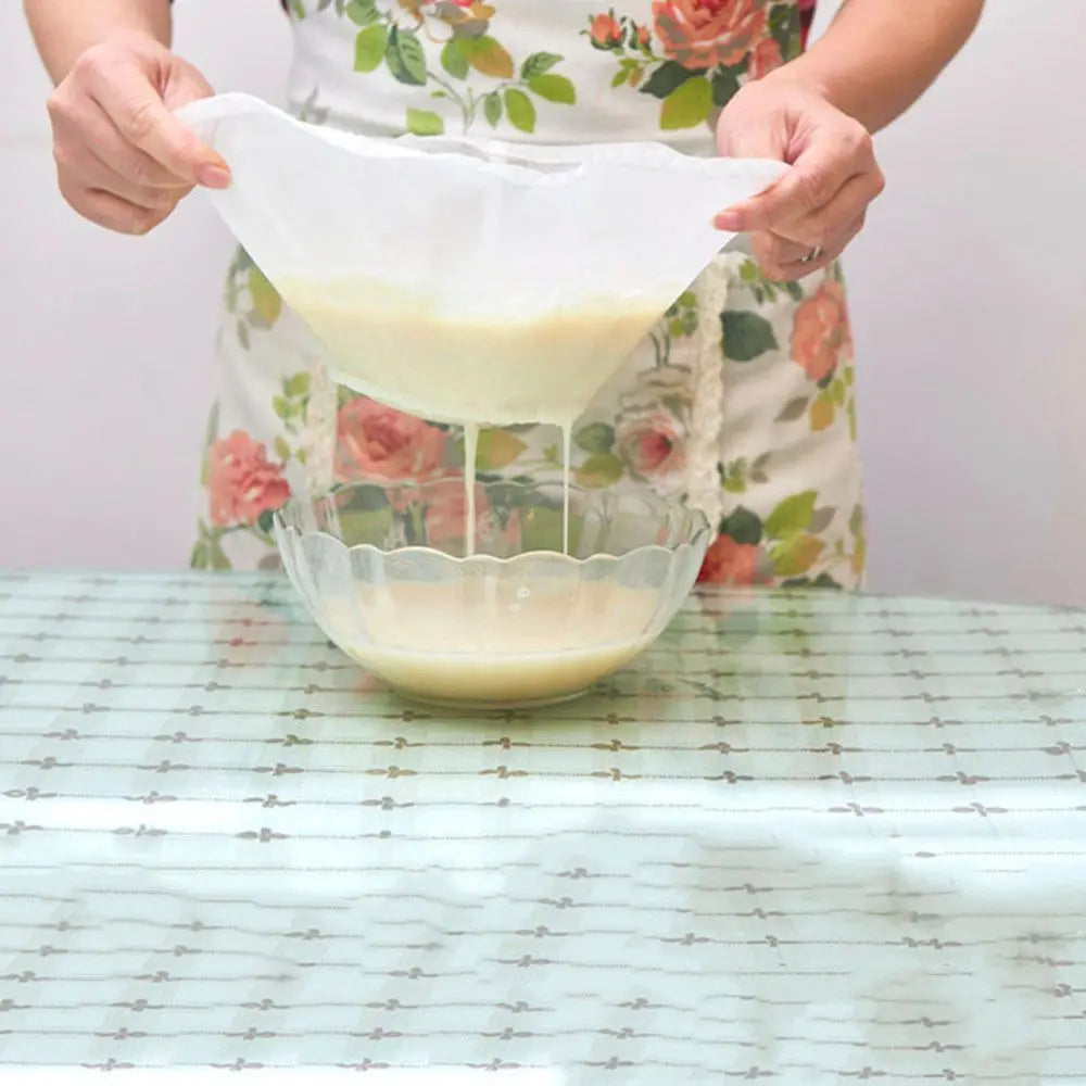 Fine Mesh Nylon Nut Milk Bag Bowl Strainer & Coffee Filter Mesh Strainer Bag Nixie