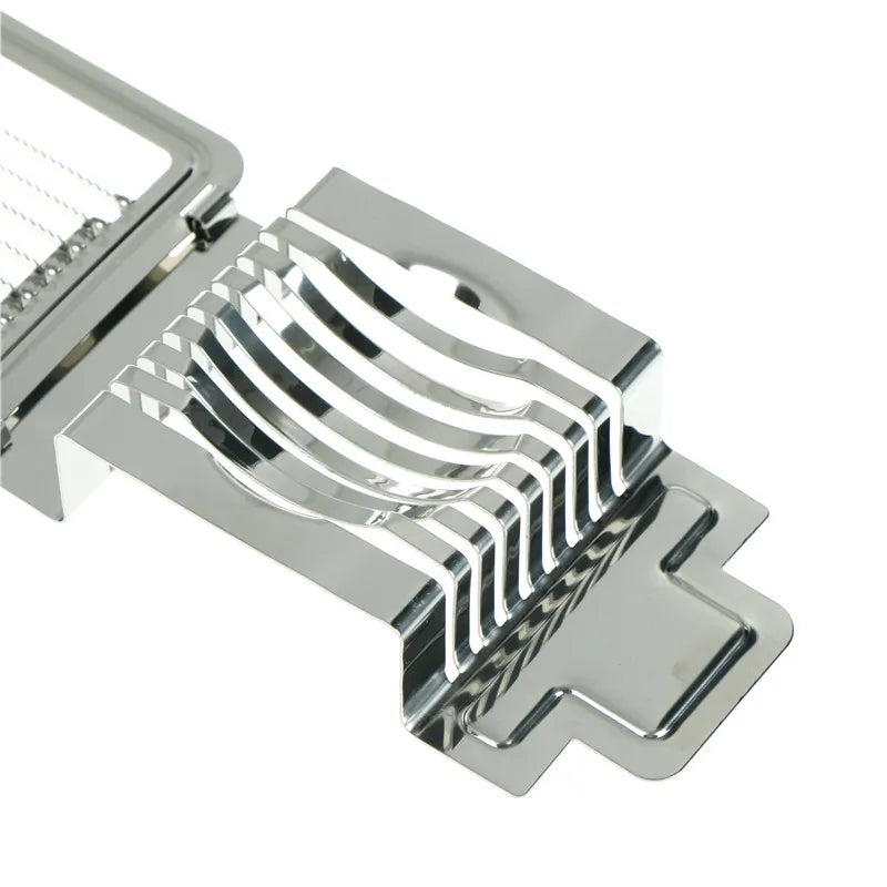 Stainless Steel Egg Slicer – 8-Blade Hard Boiled Egg Cutter Egg Slicer Nixie