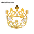 Crown Crystal Ball Holder Metal Display Stand – Gold & Silver Crystal Ball Stand Nixie gold-big crown