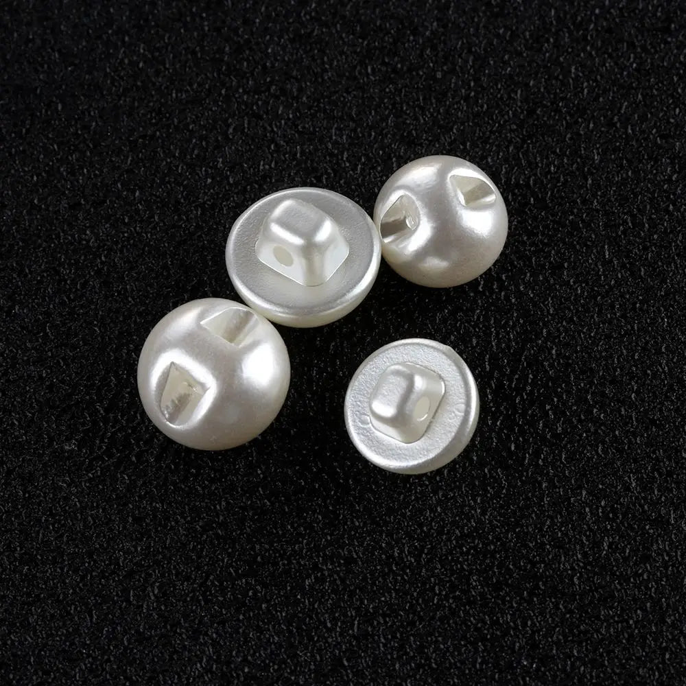 50PCS 10mm Pearl Shank Buttons for Sewing, DIY & Crafts Pearl Sewing Buttons Nixie