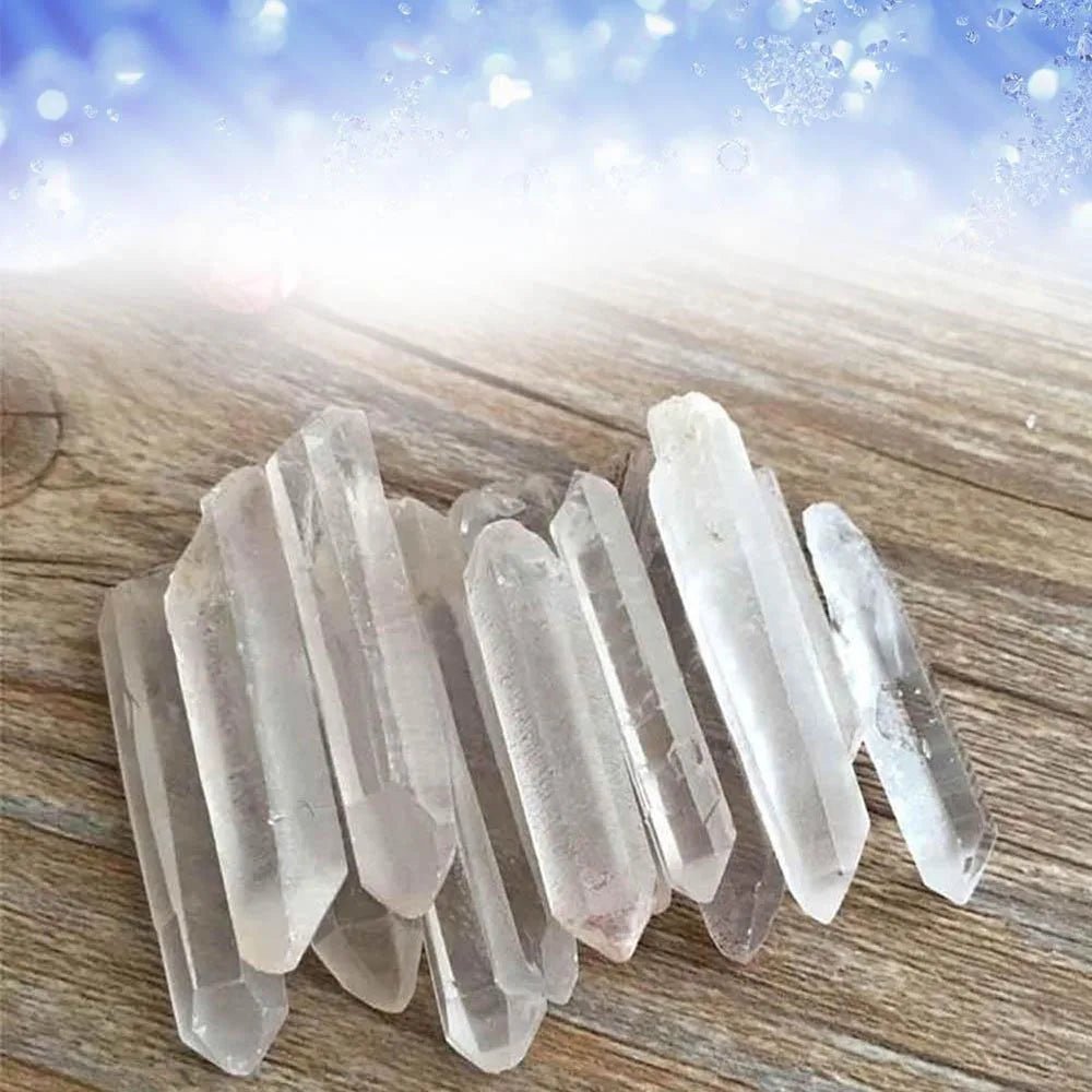 Natural Clear Quartz Crystal Point – Home & Décor Decoration Crystal Stone Decor Nixie