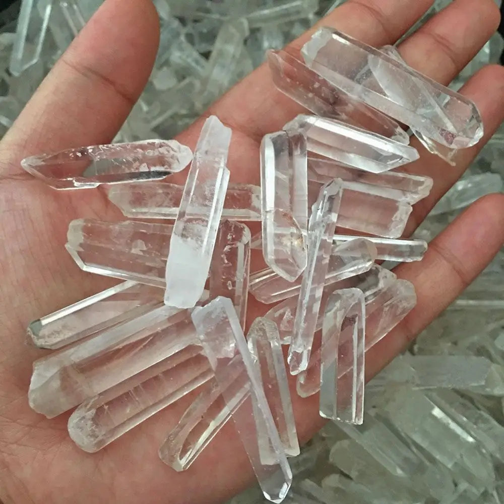 Natural Clear Quartz Crystal Point – Home & Décor Decoration Crystal Stone Decor Nixie