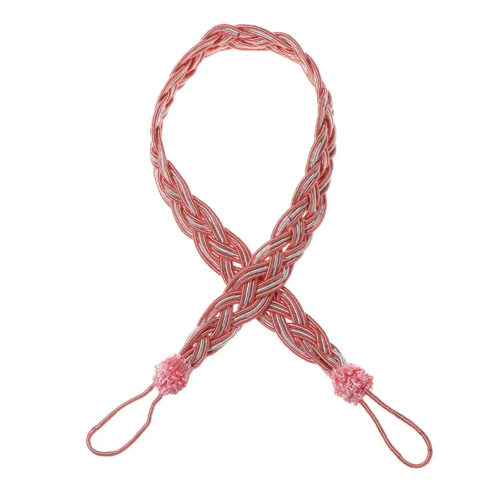 Braided Satin Curtain Tie Backs – Modern Rope Holdbacks 1 Pair Curtain Tie Backs Nixie
