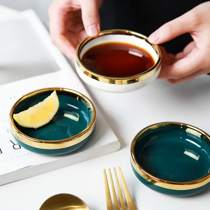 Ceramic Small Sauce Dishes – Hot Pot & Soy Sauce Plates Ceramic Sauce Dish Nixie