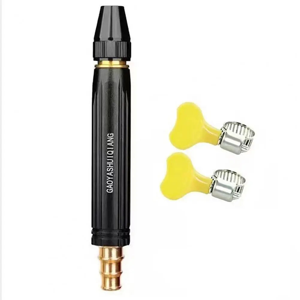 High Pressure Garden Hose Nozzle – Adjustable Spray & Clamps Garden Hose Nozzle Nixie 1pc B