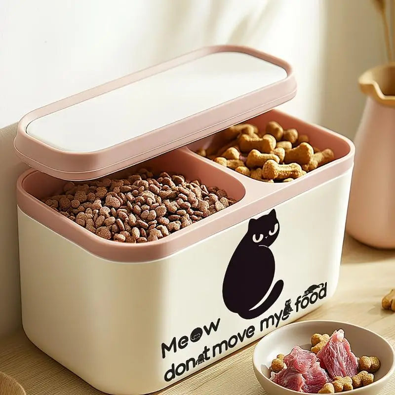 Pet Food Container Stickers – Waterproof Removable PVC Decals Pet Container Decals Nixie