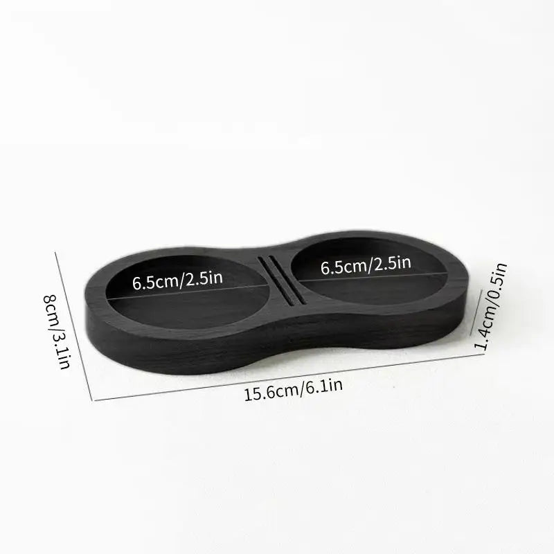 Silicone Coffee Tamper Mat Double Slot – 51/53/58mm Espresso Espresso Tamper Mat Nixie