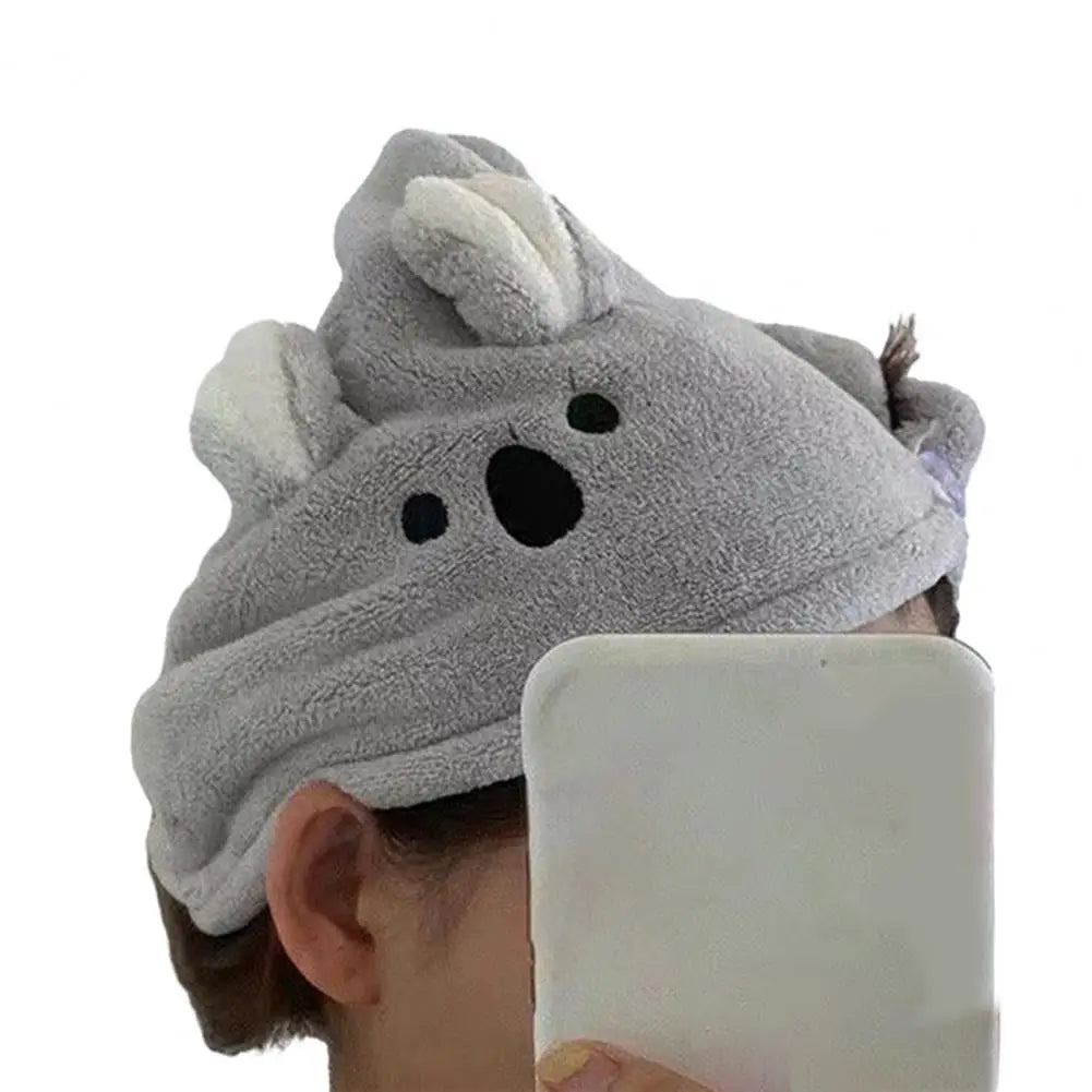 Microfiber Hair Wrap Towel Turban – Quick Dry & Frizz Control Hair Wrap Towel Nixie Grey