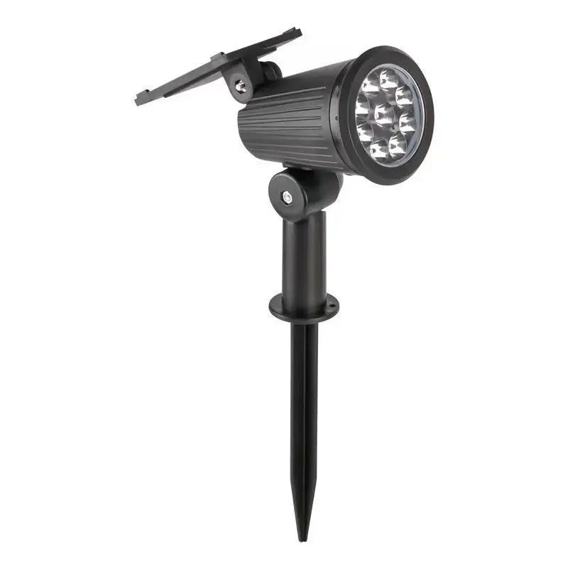 Solar Garden Spotlight RGB IP65 Waterproof Adjustable Outdoor Light Solar Landscape Spotlight Nixie
