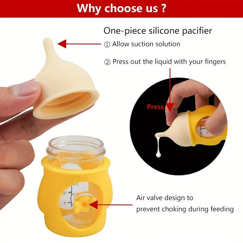 Silicone Pet Nursing Bottle with Anti-Choking Valve | Nixie Pet Nursing Bottle Nixie
