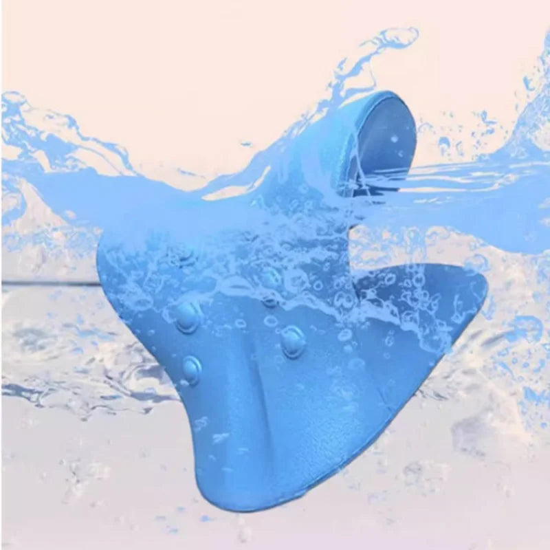 C-Shaped Neck Traction Pillow – Cervical Alignment Support Neck Traction Pillow Nixie