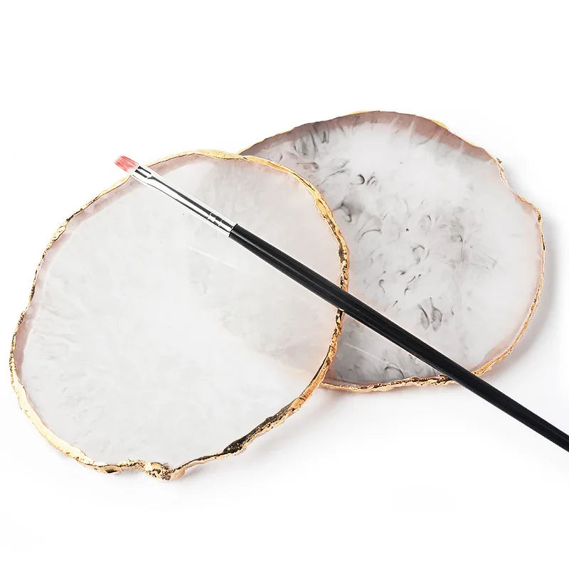 Natural Resin Nail Art Palette | Gel Polish Mixing & Display Nail Art Palette Nixie