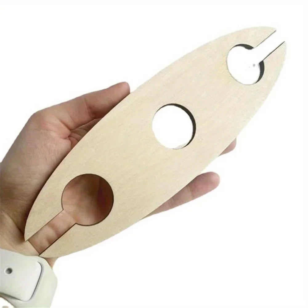 Wooden Desktop Wine Rack Holder – Beige Rustic Home Décor