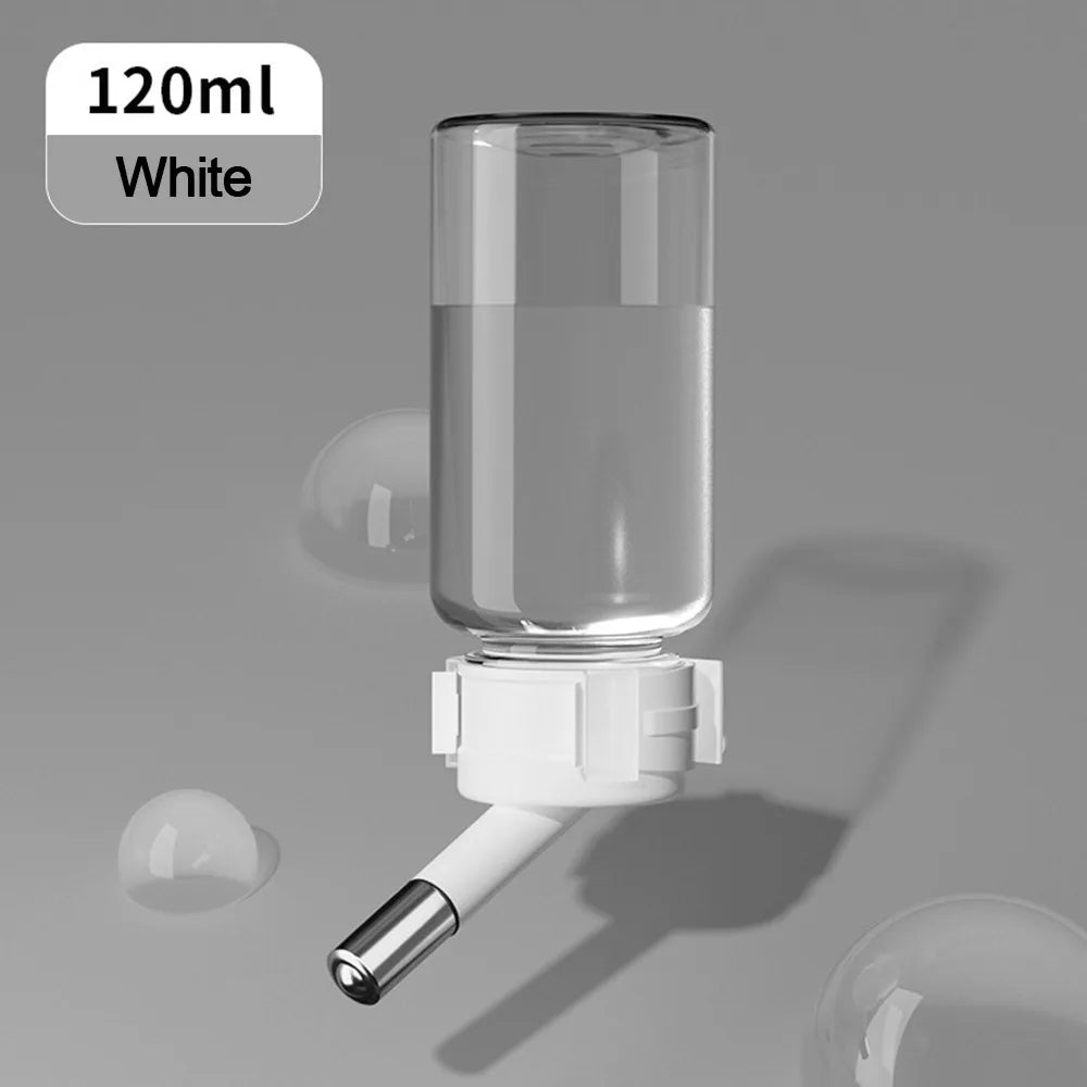 Leakproof Hamster Water Bottle – Hanging Cage Dispenser Pet Water Bottle Nixie 120ml-white